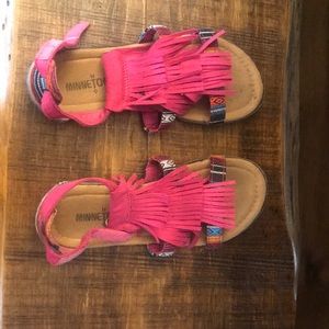 Girls Minnetonka sandals